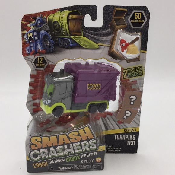 Smash Crashers Turnpike Ted Mystery Series 1 Crash the truck! Unbox the stuff! - Picture 12 of 12